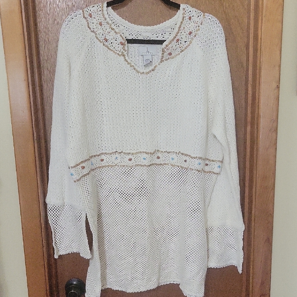 JL Studio  Knit Swimsuit Cover